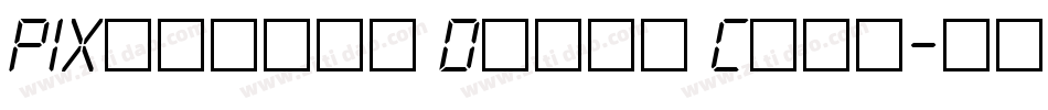 PIXymbols Digit Cloc字体转换